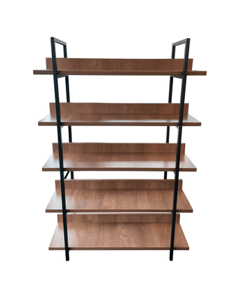 Assolo Shelving Unit-Gold Walnut