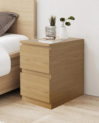 My Store Oak Molise Bedside Table with 2 Drawers(different color options)