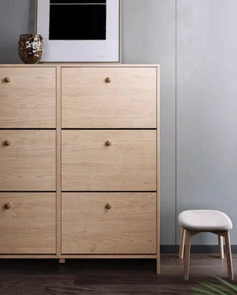 Sisco Shoe Cabinet With 6 Double-Layer Drawer